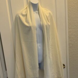 Source Unknown Cream Wrap Scarf